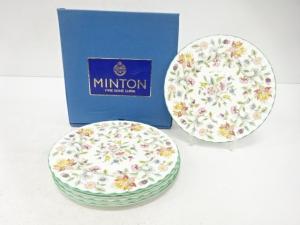 MINTON　ミントン　ハドンホール　プレート5枚(20.5センチ)　洋食器